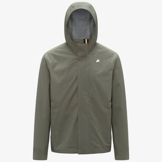 KWAY JACKO STRETCH 2L JACKET GREEN LICHEN