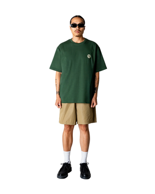 WOODBIRD WBBRAINE DUMP TEE PINE GREEN