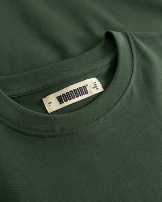 WOODBIRD WBBRAINE DUMP TEE PINE GREEN