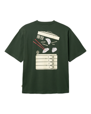 WOODBIRD WBBRAINE DUMP TEE PINE GREEN