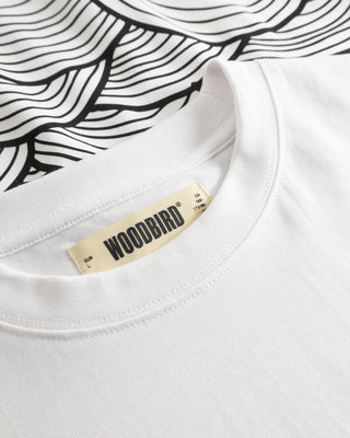 WOODBIRD WBBRAINE SEA TEE WHITE