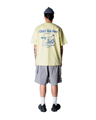 WOODBIRD WBBRAINE WOK TEE WAX YELLOW