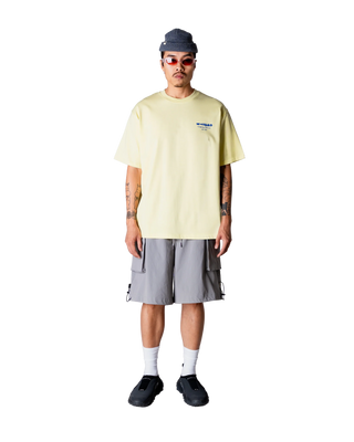 WOODBIRD WBBRAINE WOK TEE WAX YELLOW