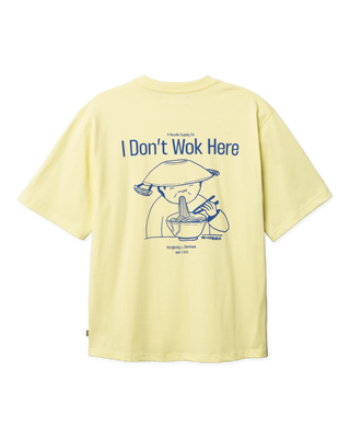 WOODBIRD WBBRAINE WOK TEE WAX YELLOW