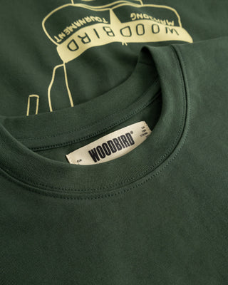WOODBIRD WBBRAINE SUMA TEE PINE GREEN