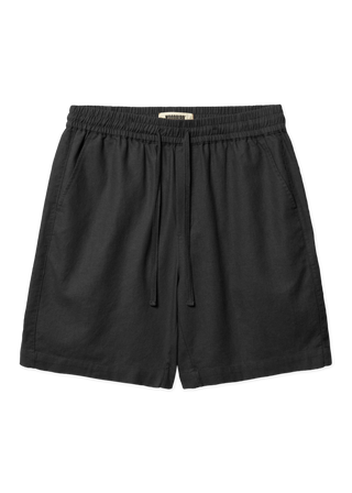 WOODBIRD WBBOMMY LINEN SHORTS BLACK