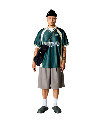 WOODBIRD WBTAKA SS SPORT POLO PINE GREEN