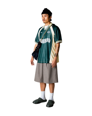 WOODBIRD WBTAKA SS SPORT POLO PINE GREEN
