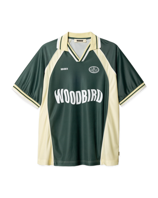 WOODBIRD WBTAKA SS SPORT POLO PINE GREEN