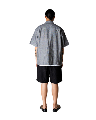 WOODBIRD WBWANG TAI STRIPE SHIRT BLACK STRIPE