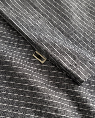 WOODBIRD WBWANG TAI STRIPE SHIRT BLACK STRIPE