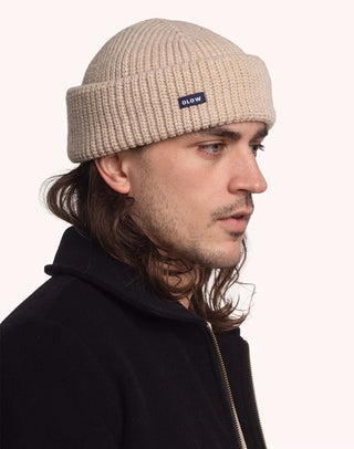OLOW LABAN BEANIE BEIGE