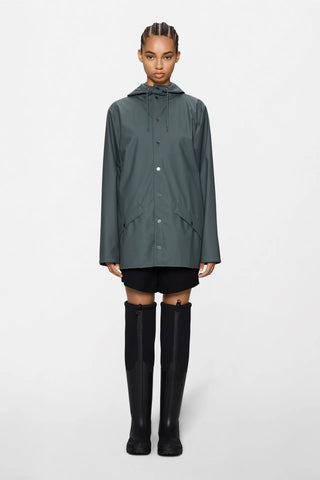 RAINS JACKET W3 DARK GREY 12010153