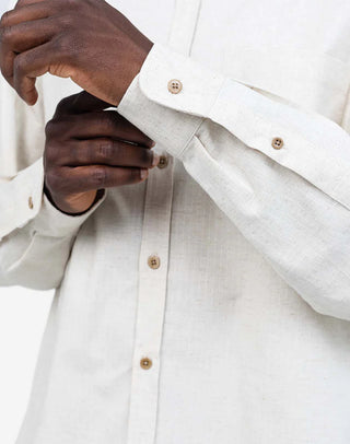 OLOW NAGO SHIRT ECRU NATURAL