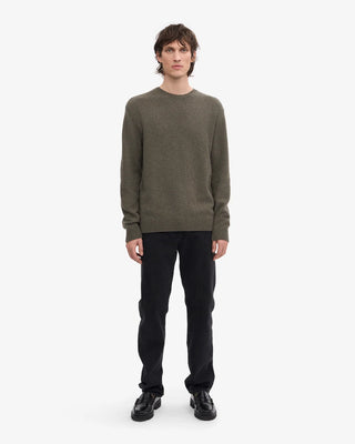 COLORFUL STANDARD CLASSIC MERINO WOOL CREW DUSTY OLIVE