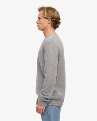 COLORFUL STANDARD CLASSIC MERINO WOOL CREW HEATHER GREY