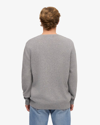 COLORFUL STANDARD CLASSIC MERINO WOOL CREW HEATHER GREY