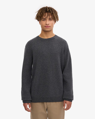 COLORFUL STANDARD CLASSIC MERINO WOOL CREW LAVA GREY