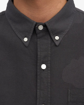 COLORFUL STANDARD ORGANIC BUTTON DOWN SHIRT LAVA GREY
