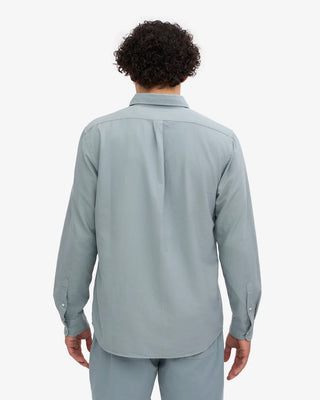 COLORFUL STANDARD ORGANIC BUTTON DOWN SHIRT STEEL BLUE