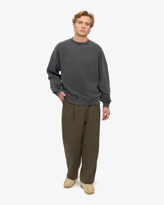 COLORFUL STANDARD ORGANIC OVERSIZED CREW FADED BLACK