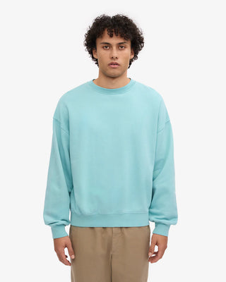 COLORFUL STANDARD ORGANIC OVERSIZED CREW TEAL BLUE