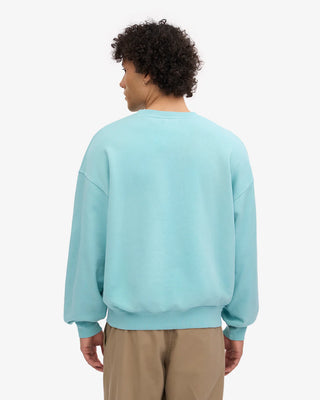 COLORFUL STANDARD ORGANIC OVERSIZED CREW TEAL BLUE