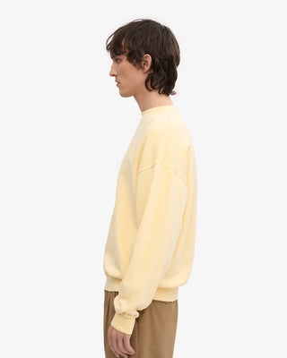 COLORFUL STANDARD ORGANIC OVERSIZED CREW SOFT YELLOW