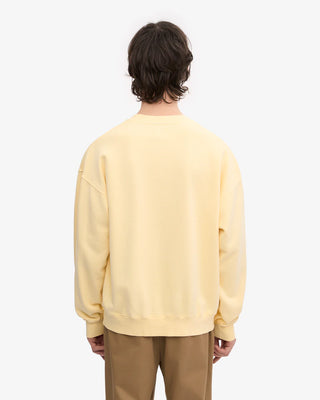 COLORFUL STANDARD ORGANIC OVERSIZED CREW SOFT YELLOW