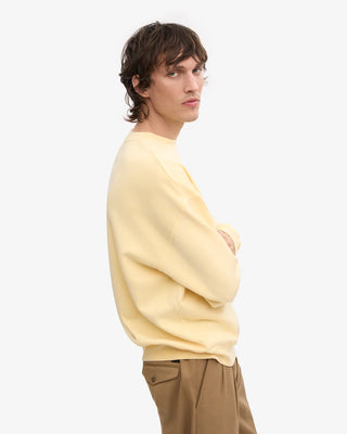 COLORFUL STANDARD ORGANIC OVERSIZED CREW SOFT YELLOW