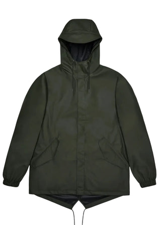 RAINS FISHTAIL JACKET GREEN 18010