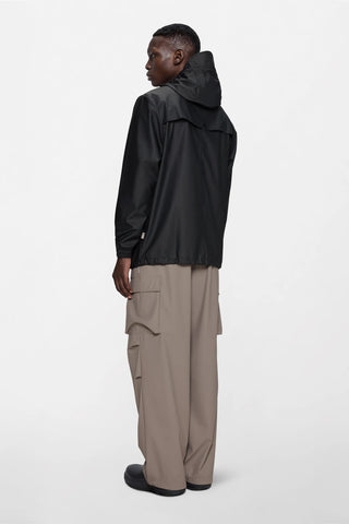 RAINS STORM BREAKER JACKET BLACK 18370