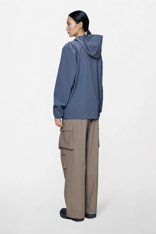 RAINS SUVA HARDSHELL JACKET BLUE DUSK 12410