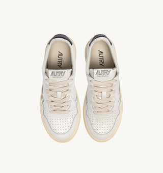 AUTRY MEDALIST LOW  WHITE SPACE LEATHER - AULMLL12