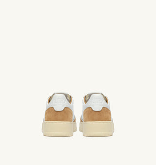AUTRY MEDALIST LOW WHITE LEATHER RAME SUEDE - AULMFT10
