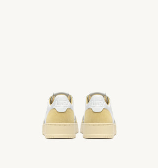 AUTRY MEDALIST LOW  WHITE  STRAW LEATHER - AULWFT08