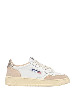 AUTRY MEDALIST WHITE GOLD LEATHER - AULWLS75