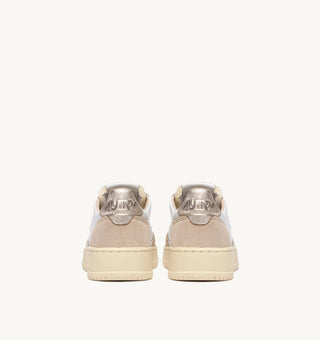 AUTRY MEDALIST WHITE GOLD LEATHER - AULWLS75