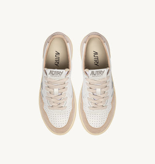 AUTRY MEDALIST WHITE GOLD LEATHER - AULWLS75
