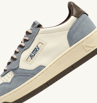 AUTRY MEDALIST LOW CHOCOLATE CHIP SKY LEATHER - AULMBW06