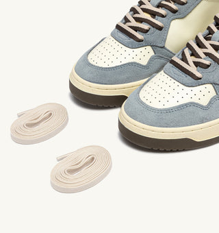 AUTRY MEDALIST LOW CHOCOLATE CHIP SKY LEATHER - AULMBW06