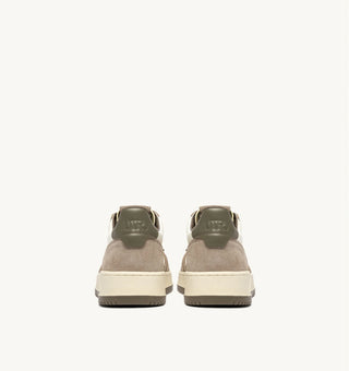 AUTRY MEDALIST LOW COVERT GREEN LICORICE LEATHER - AULMBW07