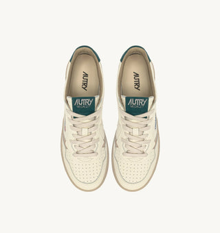 AUTRY MEDALIST LOW FEATHER GRAY DARKSEA LEATHER - AULMNE18
