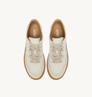 AUTRY MEDALIST LOW MARSHMALLOW LEATHER - AULMBD01
