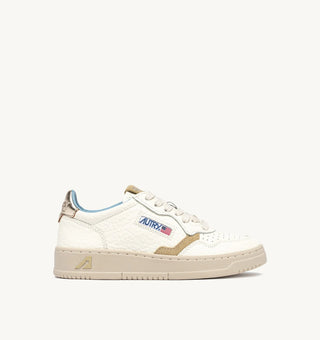 AUTRY MEDALIST LOW  PLATINIUM SPONGE LEATHER - AULWNE15