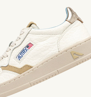 AUTRY MEDALIST LOW  PLATINIUM SPONGE LEATHER - AULWNE15