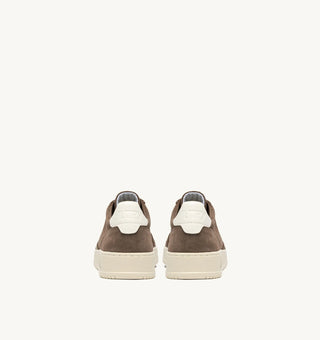 AUTRY MEDALIST LOW CIGAR WHITE SUEDE - AULMUH10