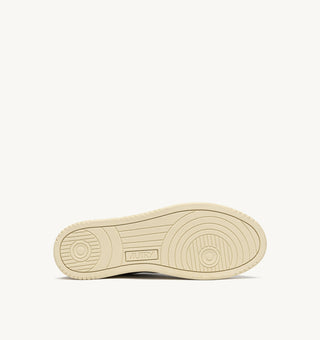 AUTRY MEDALIST LOW  WHITE TEAK LEATHER/BEIGE SUEDE - AULMLS15