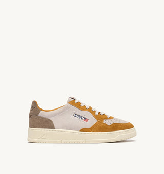 AUTRY MEDALIST LOW SUEDE ANTILOPE WHITE BROWN - AULMTS24