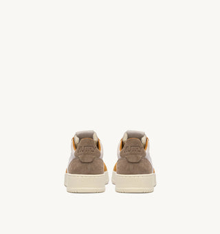 AUTRY MEDALIST LOW SUEDE ANTILOPE WHITE BROWN - AULMTS24